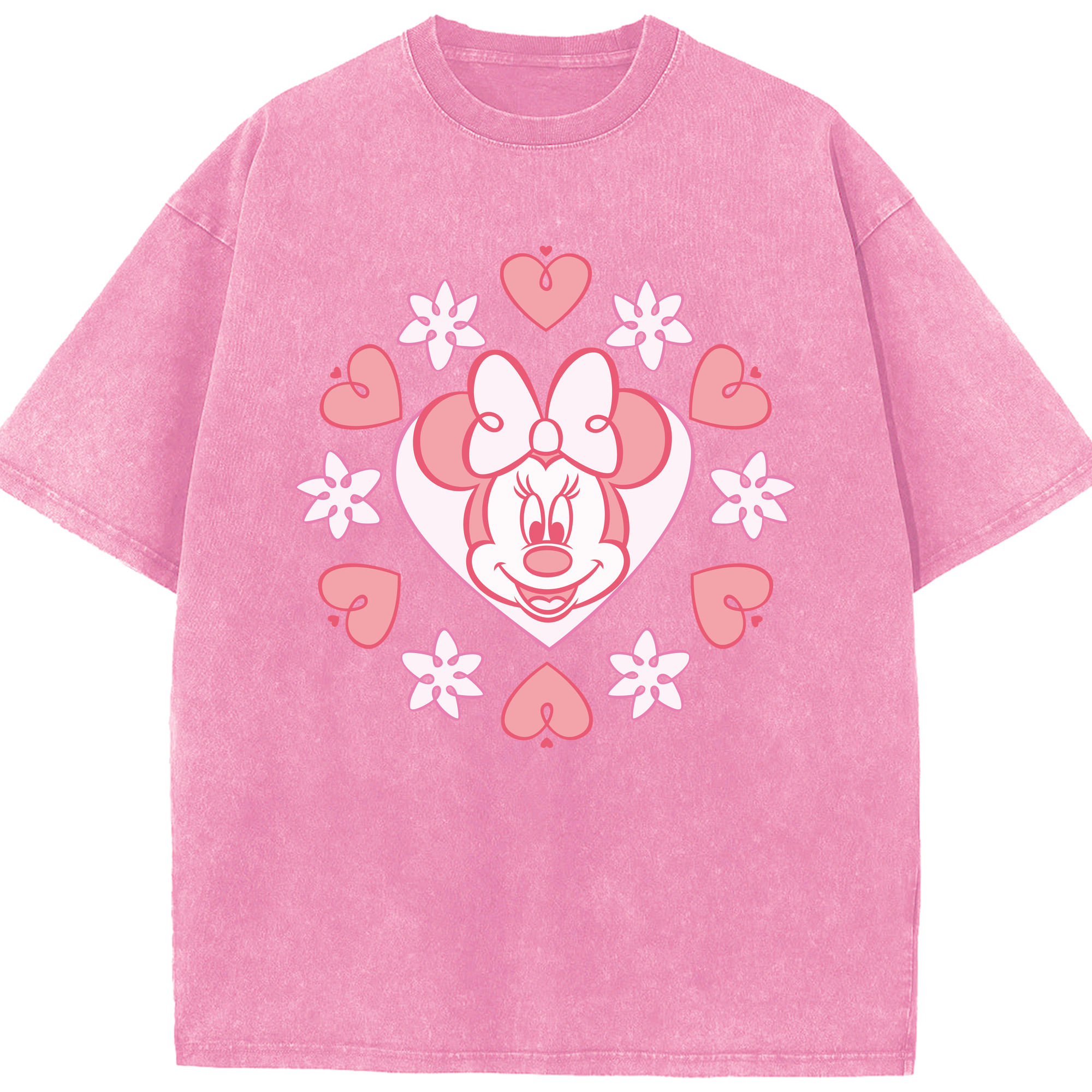 （画像用） ミッキーマウス Mickey Mouse 綿100% ヴィンテージ風 半袖Tシャツ（フロントプリント）
